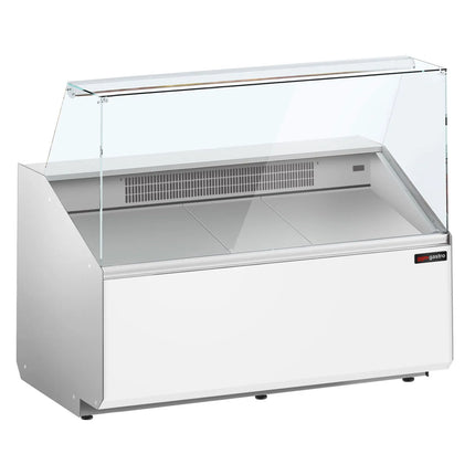 GGM Gastro Serve Over Counter - 1256mm - front panel white - capacity 262 litres
