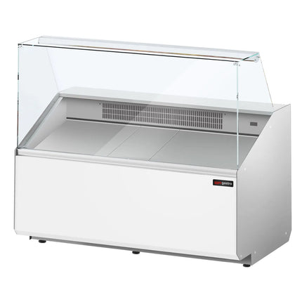 GGM Gastro Serve Over Counter - 1256mm - front panel white - capacity 262 litres