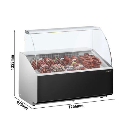GGM Gastro Serve Over Counter - 1256x979mm - black front - capacity 262 litres