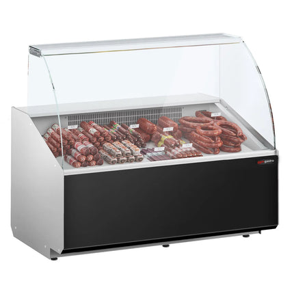 GGM Gastro Serve Over Counter - 1256x979mm - black front - capacity 262 litres
