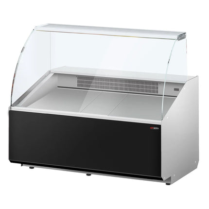 GGM Gastro Serve Over Counter - 1256x979mm - black front - capacity 262 litres