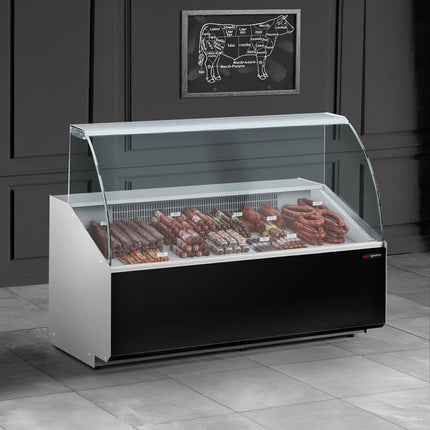 GGM Gastro Serve Over Counter - 1256x979mm - black front - capacity 262 litres