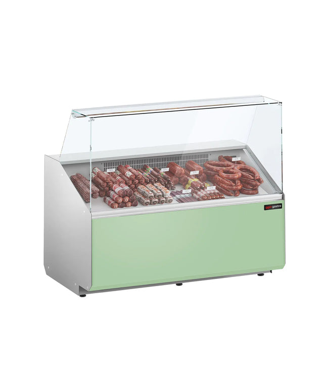 GGM Gastro Serve Over Counter - 1256x979mm - front panel light green - capacity 262 litres