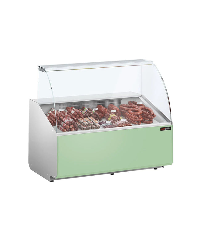 GGM Gastro Serve Over Counter - 1256x979mm - front panel light green - capacity 262 litres