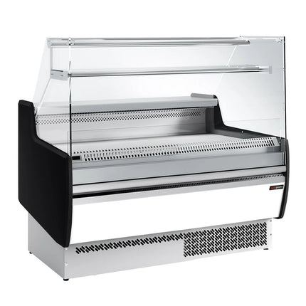 GGM Gastro Serve Over Counter - 1310mm - with 2 doors - 1 shelf - white front panel - capacity 144 litres