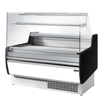 GGM Gastro Serve Over Counter - 1310mm - with 2 doors - 1 shelf - white front panel - capacity 144 litres