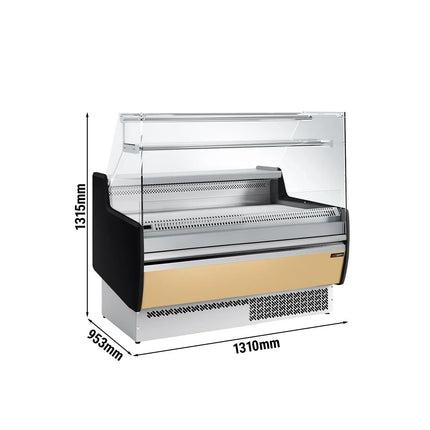 GGM Gastro Serve Over Counter - 1310mm - with 2 doors - front panel beige