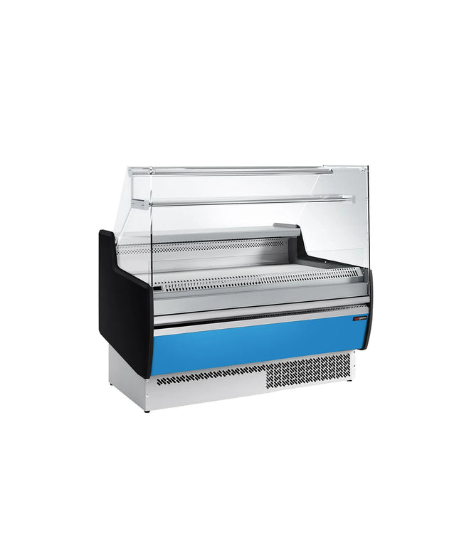 GGM Gastro Serve Over Counter - 1310mm - with 2 doors - front panel light blue