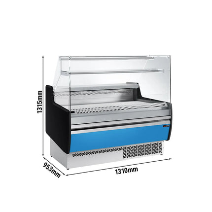 GGM Gastro Serve Over Counter - 1310mm - with 2 doors - front panel light blue