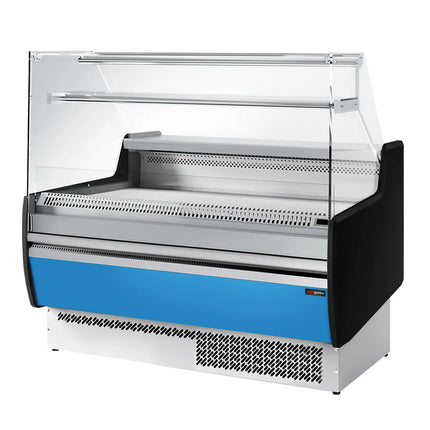 GGM Gastro Serve Over Counter - 1310mm - with 2 doors - front panel light blue