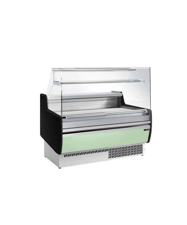 GGM Gastro Serve Over Counter - 1310mm - with 2 doors - front panel light green - capacity 144 litres