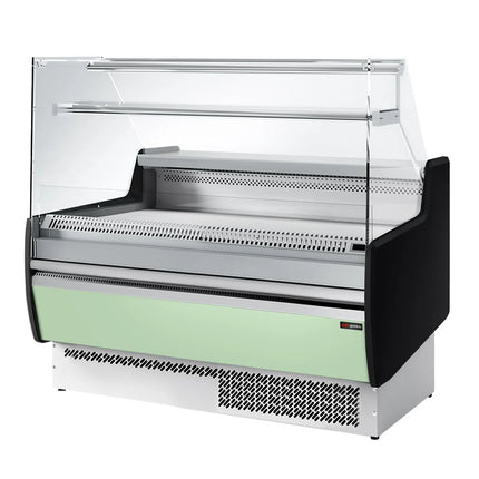 GGM Gastro Serve Over Counter - 1310mm - with 2 doors - front panel light green - capacity 144 litres