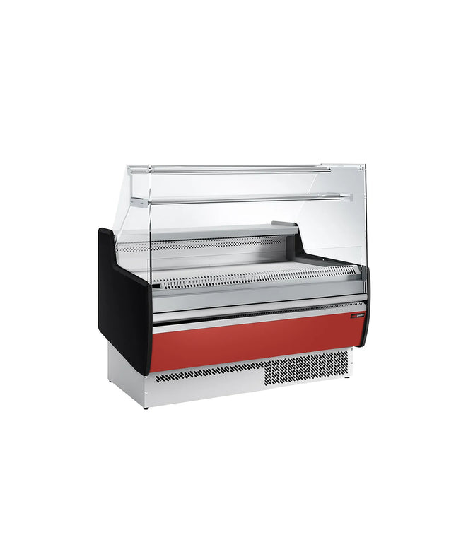 GGM Gastro Serve Over Counter - 1310mm - with 2 doors - front panel red (RAL3003) - capacity 144 litres