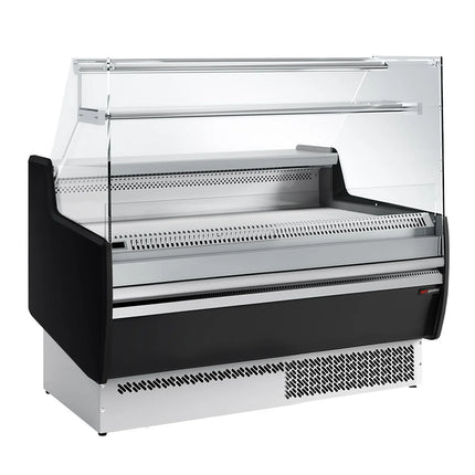 GGM Gastro Serve Over Counter - 1310mm - with 2 doors - with 1 shelf - black front