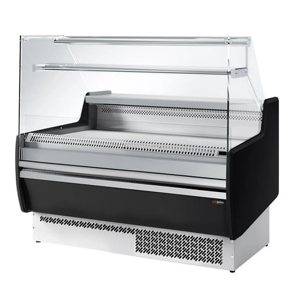 GGM Gastro Serve Over Counter - 1310mm - with 2 doors - with 1 shelf - black front