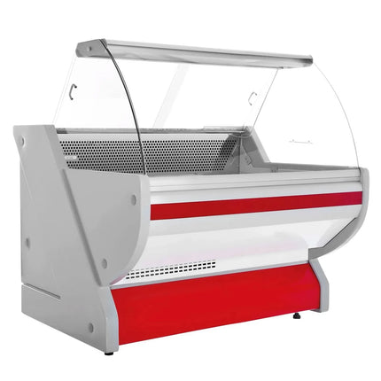 GGM Gastro Serve Over Counter - 1325x1150mm - granite worktop - red front - capacity 260 litres