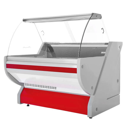 GGM Gastro Serve Over Counter - 1325x1150mm - granite worktop - red front - capacity 260 litres