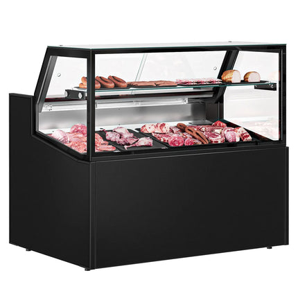 GGM Gastro Serve Over Counter - 1330x910mm - double glazing - black front - capacity 169 litres