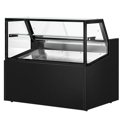 GGM Gastro Serve Over Counter - 1330x910mm - double glazing - black front - capacity 169 litres