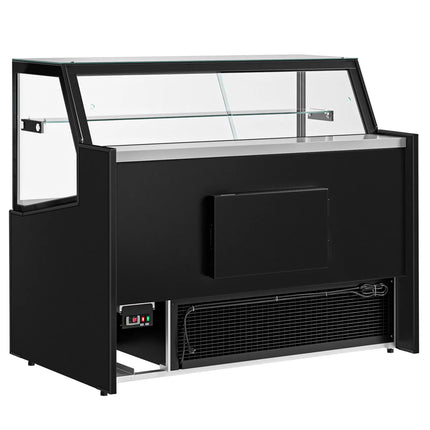 GGM Gastro Serve Over Counter - 1330x910mm - double glazing - black front - capacity 169 litres