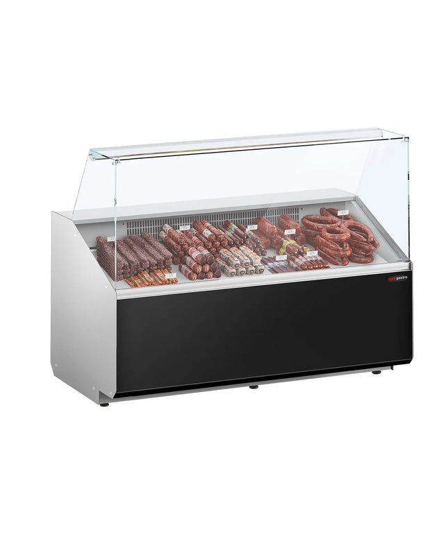 GGM Gastro Serve Over Counter - 1568mm - black front - capacity 324 litres