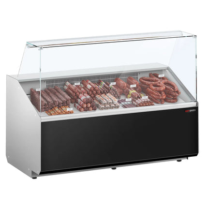 GGM Gastro Serve Over Counter - 1568mm - black front - capacity 324 litres