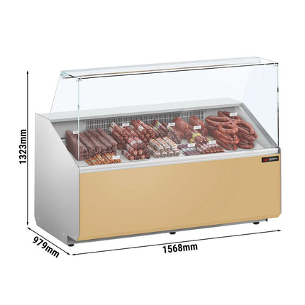 GGM Gastro Serve Over Counter - 1568mm - front panel beige - capacity 324 litres