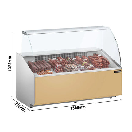 GGM Gastro Serve Over Counter - 1568mm - front panel beige - capacity 324 litres