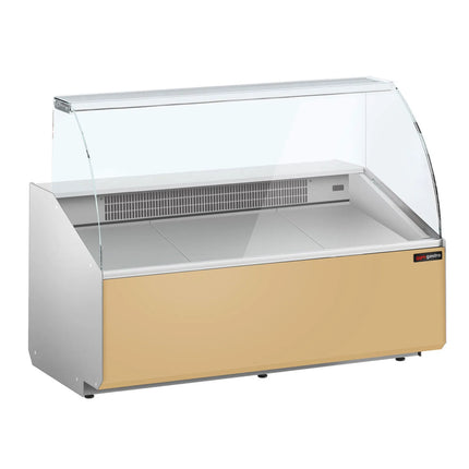 GGM Gastro Serve Over Counter - 1568mm - front panel beige - capacity 324 litres