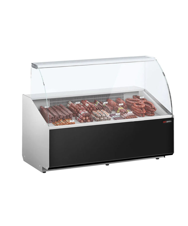 GGM Gastro Serve Over Counter - 1568mm - front panel black - capacity 324 litres