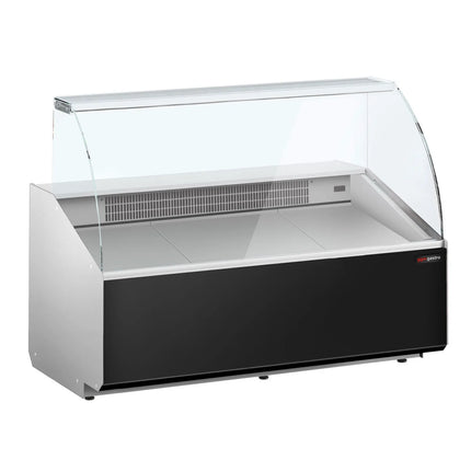 GGM Gastro Serve Over Counter - 1568mm - front panel black - capacity 324 litres