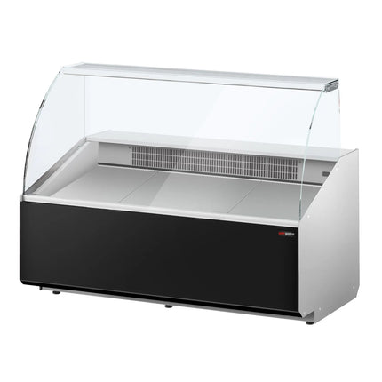 GGM Gastro Serve Over Counter - 1568mm - front panel black - capacity 324 litres