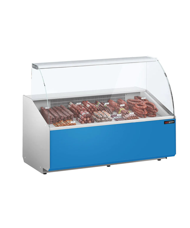 GGM Gastro Serve Over Counter - 1568mm - front panel light blue - capacity 324 litres
