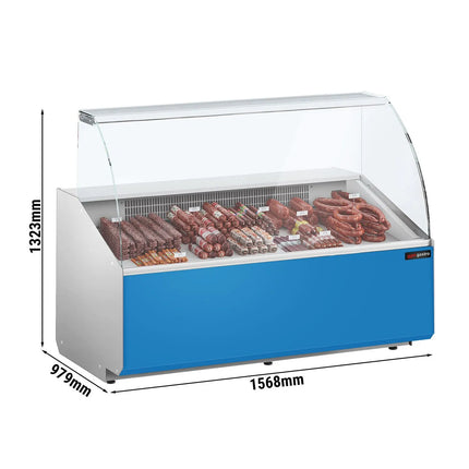 GGM Gastro Serve Over Counter - 1568mm - front panel light blue - capacity 324 litres