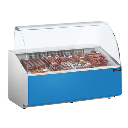 GGM Gastro Serve Over Counter - 1568mm - front panel light blue - capacity 324 litres