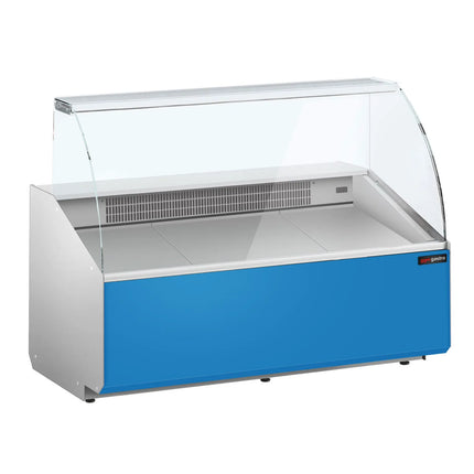 GGM Gastro Serve Over Counter - 1568mm - front panel light blue - capacity 324 litres
