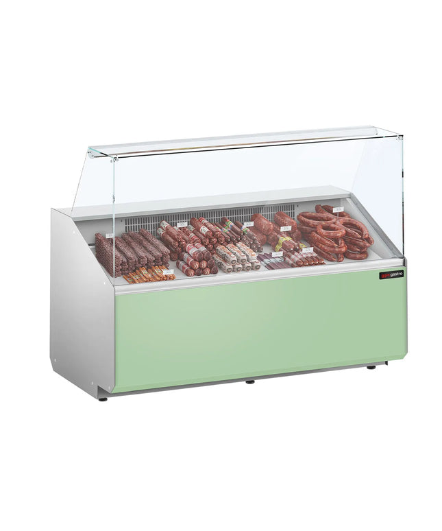 GGM Gastro Serve Over Counter - 1568mm - front panel light green - capacity 324 litres