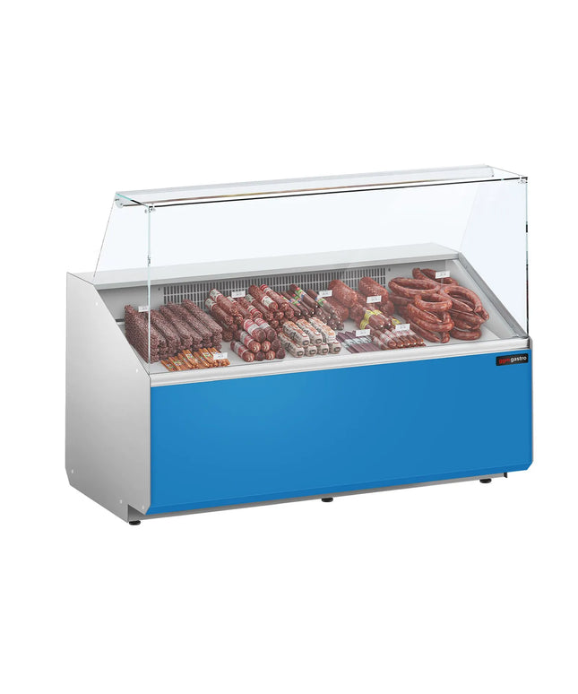 GGM Gastro Serve Over Counter - 1568x979mm - double-glazed glass - front panel light blue - capacity 324 litres