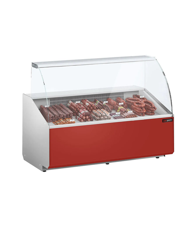GGM Gastro Serve Over Counter - 1568x979mm - front panel red - capacity 324 litres