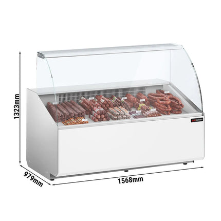 GGM Gastro Serve Over Counter - 1568x979mm - front panel white - capacity 324 litres