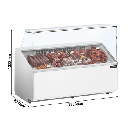 GGM Gastro Serve Over Counter - 1568x979mm - white front panel - capacity 324 litres