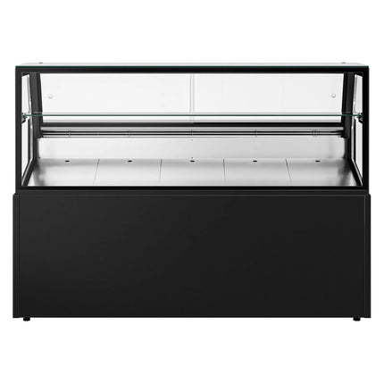 GGM Gastro Serve Over Counter - 1580x910mm - double glazing - black front - LED lighting - capacity 230 litres