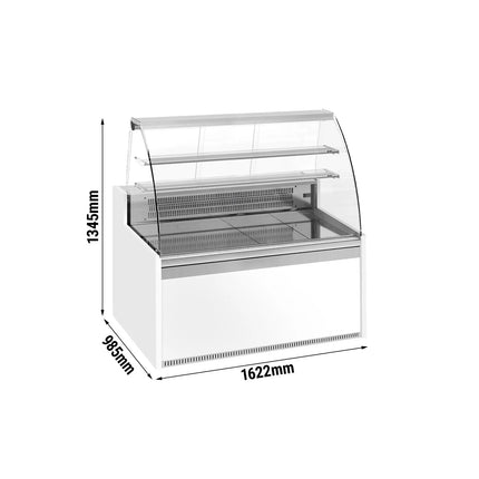 GGM Gastro Serve Over Counter - 1622mm - with 2 doors - with 2 shelves - capacity 271 litres
