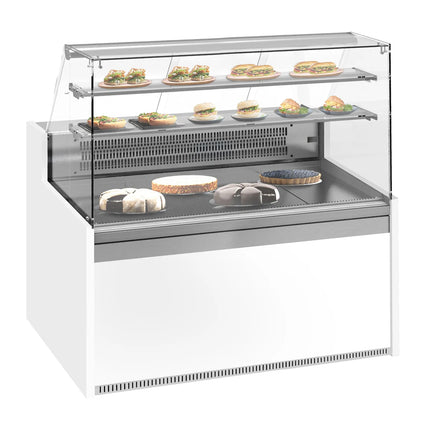 GGM Gastro Serve Over Counter - 1622mm - with 2 doors - with 2 shelves - LED lighting