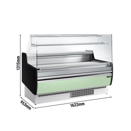 GGM Gastro Serve Over Counter - 1622x953mm - front panel light green - capacity 178 litres