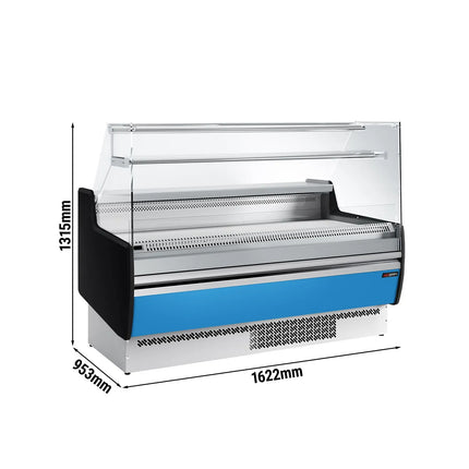 GGM Gastro Serve Over Counter - 1622x953mm - with 2 doors - front panel light blue - capacity 178 litres