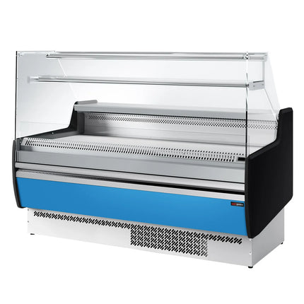 GGM Gastro Serve Over Counter - 1622x953mm - with 2 doors - front panel light blue - capacity 178 litres
