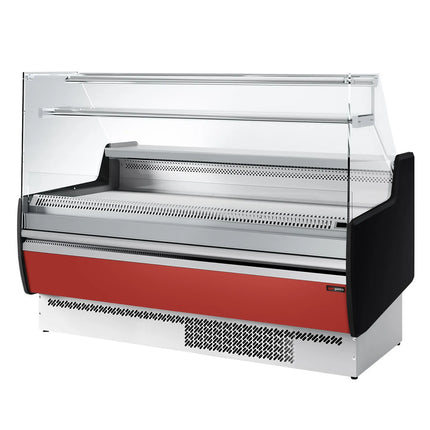 GGM Gastro Serve Over Counter - 1622x953mm - with 2 doors - front panel red - capacity 178 litres