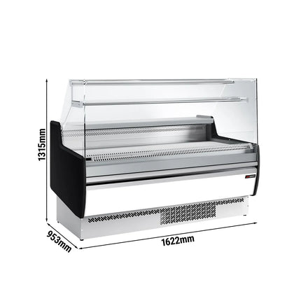 GGM Gastro Serve Over Counter - 1622x953mm - with 2 doors - front panel white - capacity 178 litres