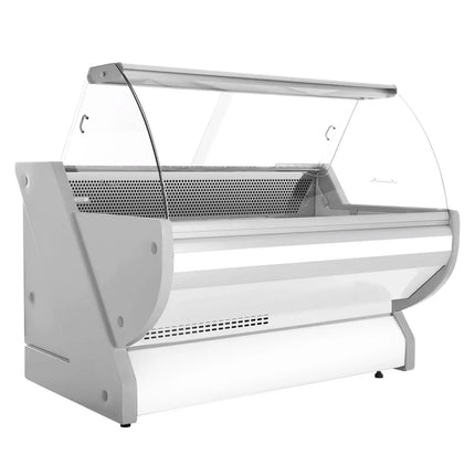 GGM Gastro Serve Over Counter - 1725x1150mm - curved glass - granite worktop - capacity 340 litres - white front
